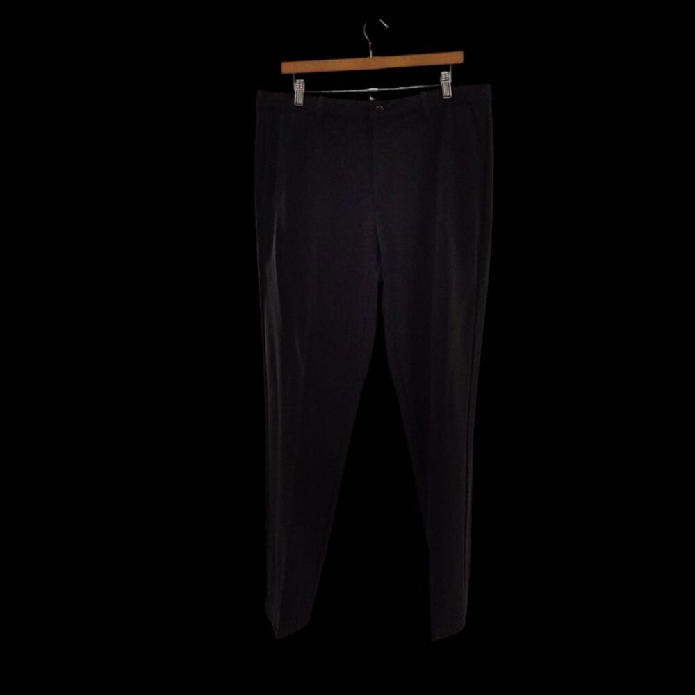 Quince Women Ultra-Stretch 24/7 Smart Chinos Athletic Tapered Black Pants 35X34